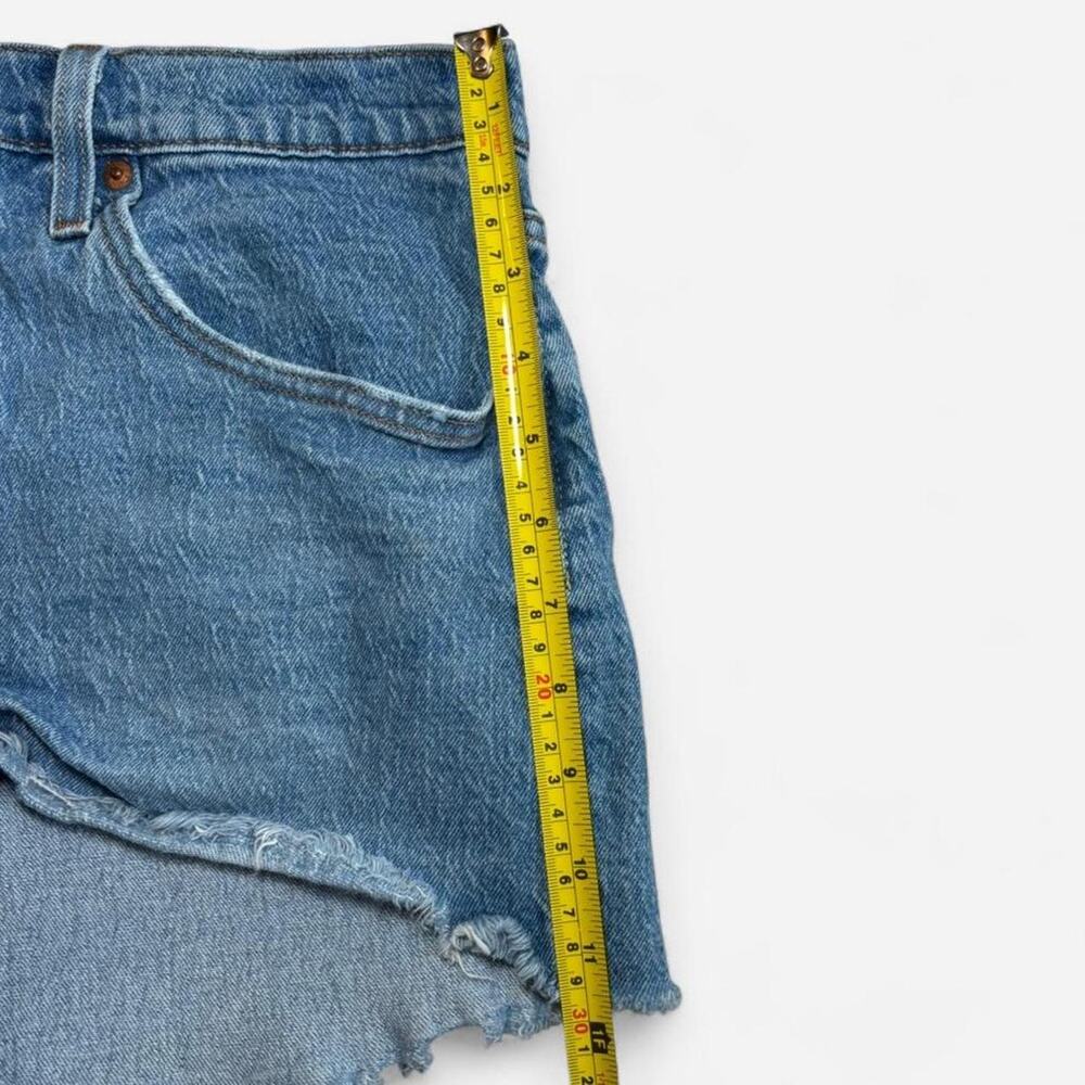 Levi's 501 Women W30 Blue Denim Shorts Casual Everyday Summer - Picture 7 of 8